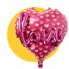 WALENTYNKI | BALON SERCE | LOVE | RÓŻOWY | 1 szt | 44cm