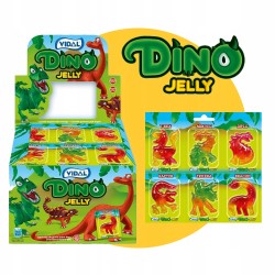 VIDAL | DINO JELLY | ŻELKI | DINOZAURY | 6 szt